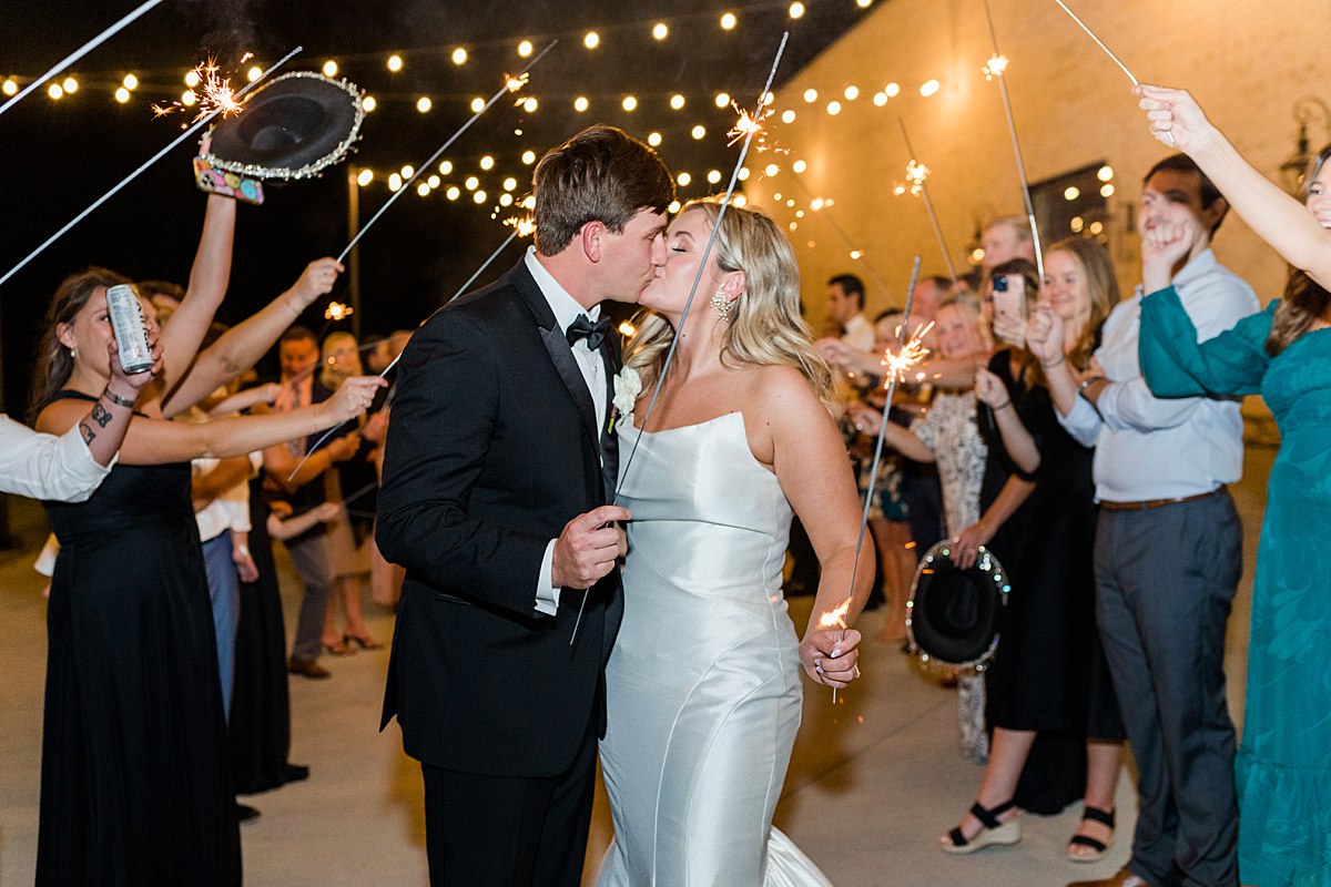 Sparkler Exit The Maxwell Raleigh NC Wedding