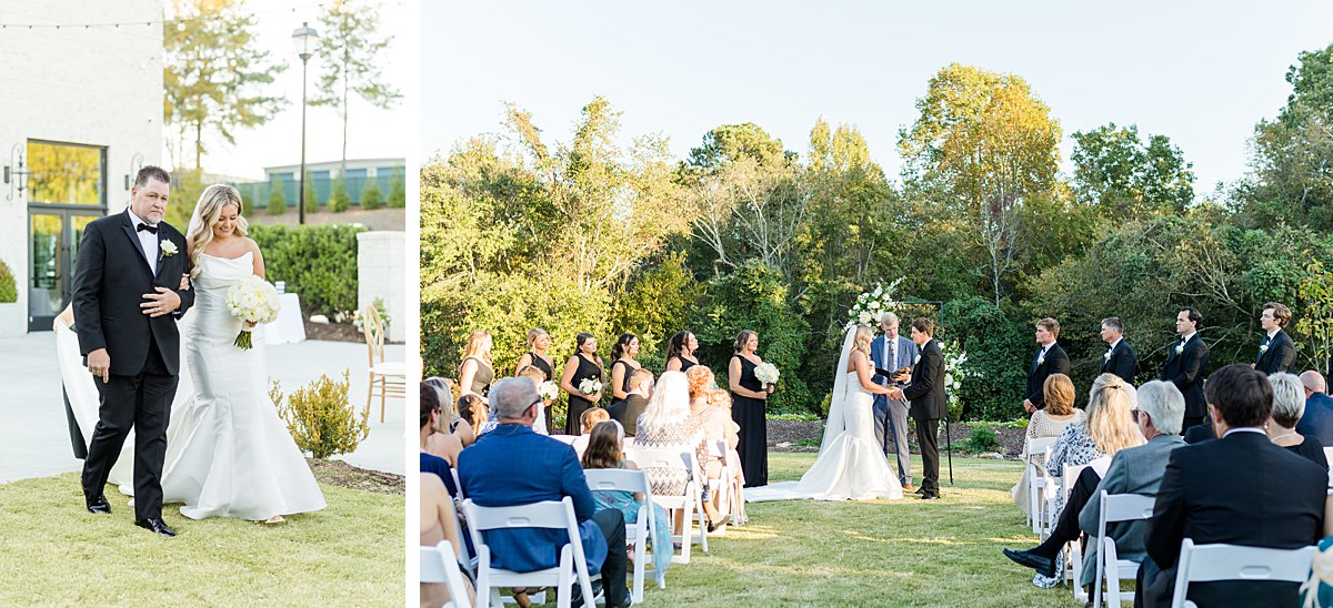 Wedding Ceremony The Maxwell Raleigh NC Wedding