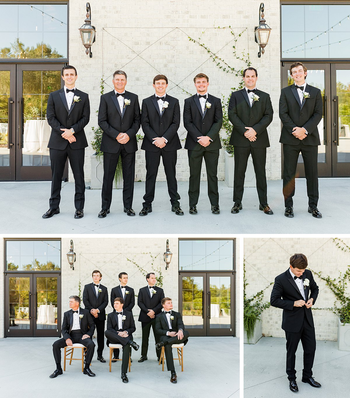 Groomsmen The Maxwell Raleigh NC Wedding