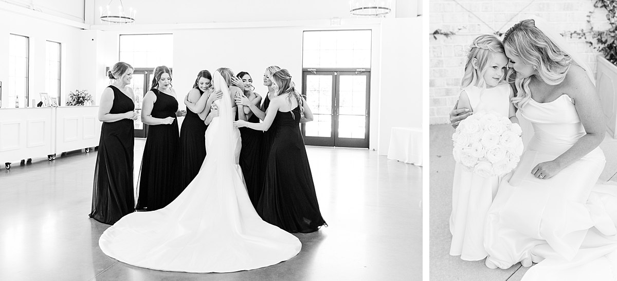 Bridesmaids First Look The Maxwell Raleigh NC Wedding 