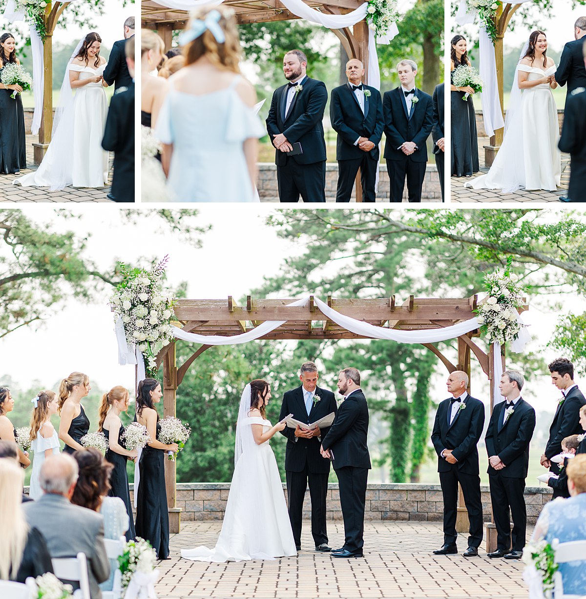 Lane Tree Golf Club wedding by Raleigh wedding photographer Kelsie Zeagler Photography