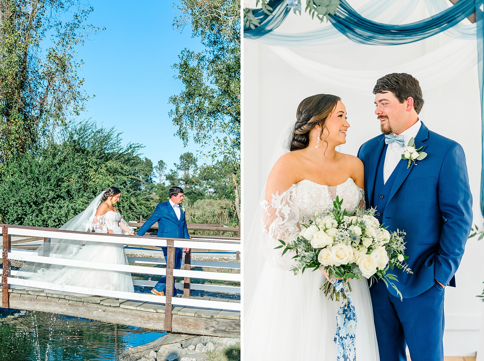Bride and groom portraits at the English Country Barn by Kelsie Zeagler Photography. 