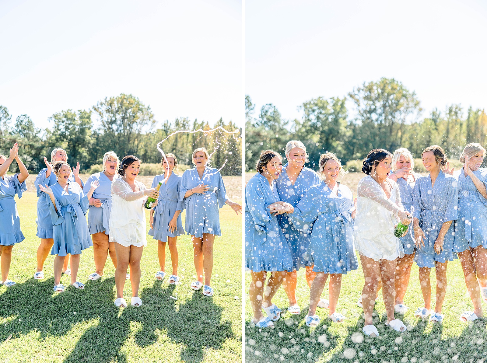 Champagne pop at The English Country Barn. Photography by Kelsie Zeagler. 