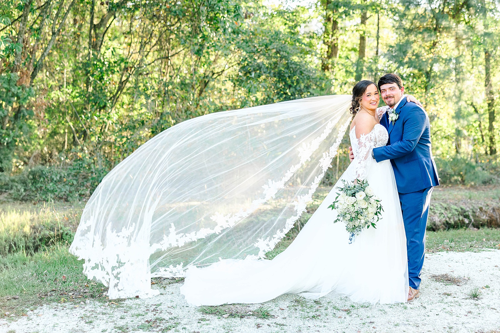 Bride and Groom portraits in North Carolina. 