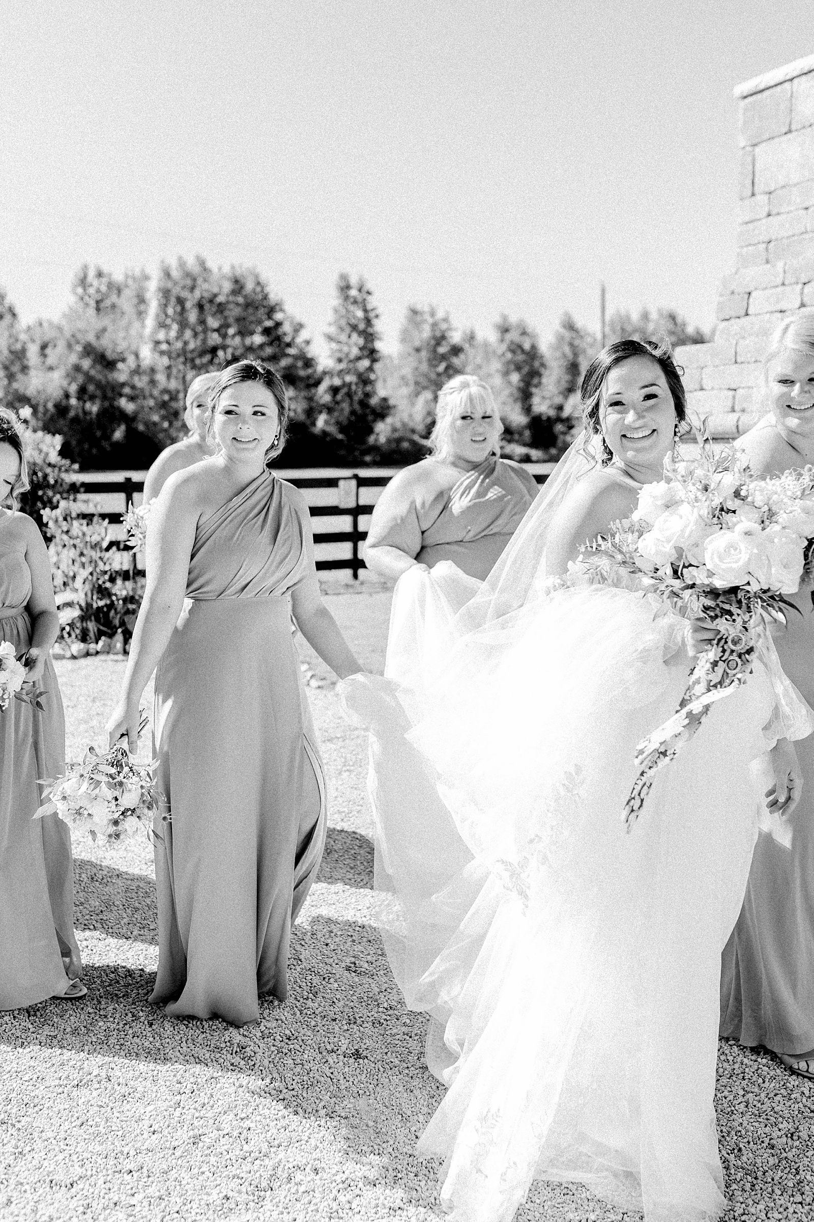 Bridesmaid portrait for a fall wedding in North Carolina by Kelsie Zeagler. 