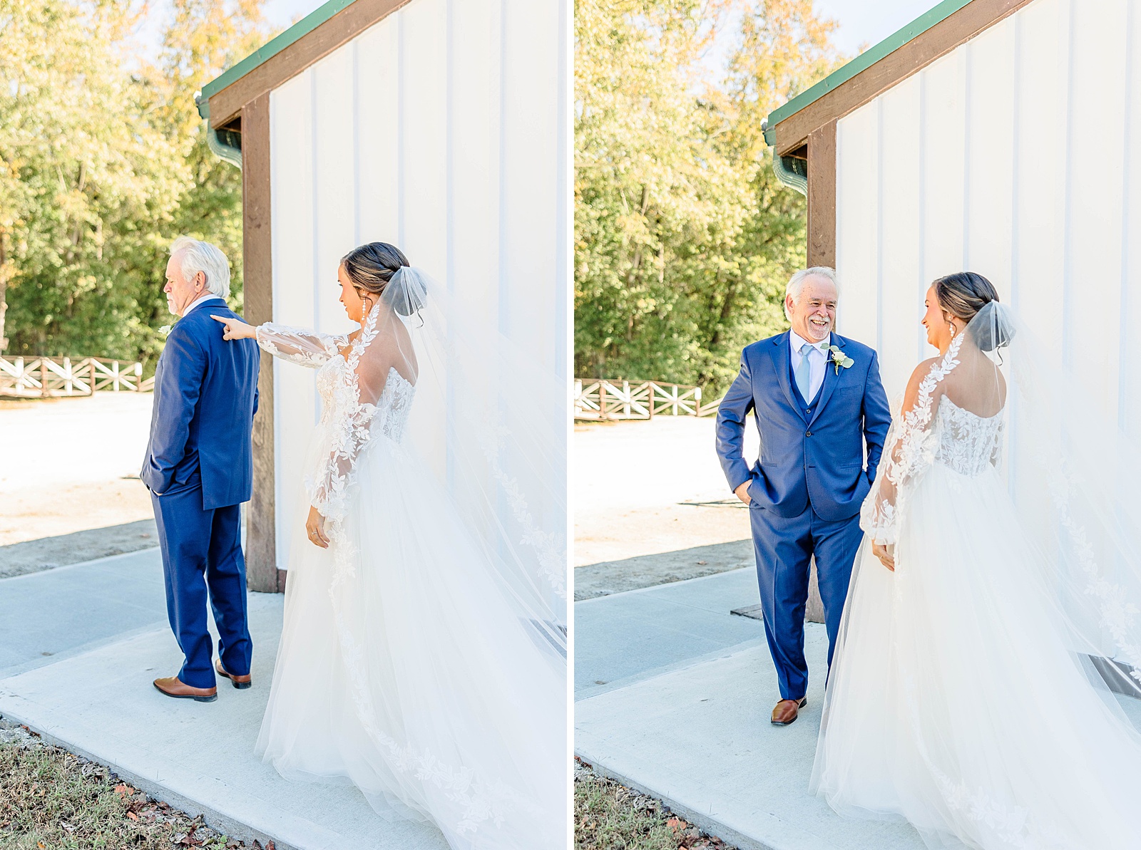 First Look with Dad. Photography by Kelsie Zeagler. 