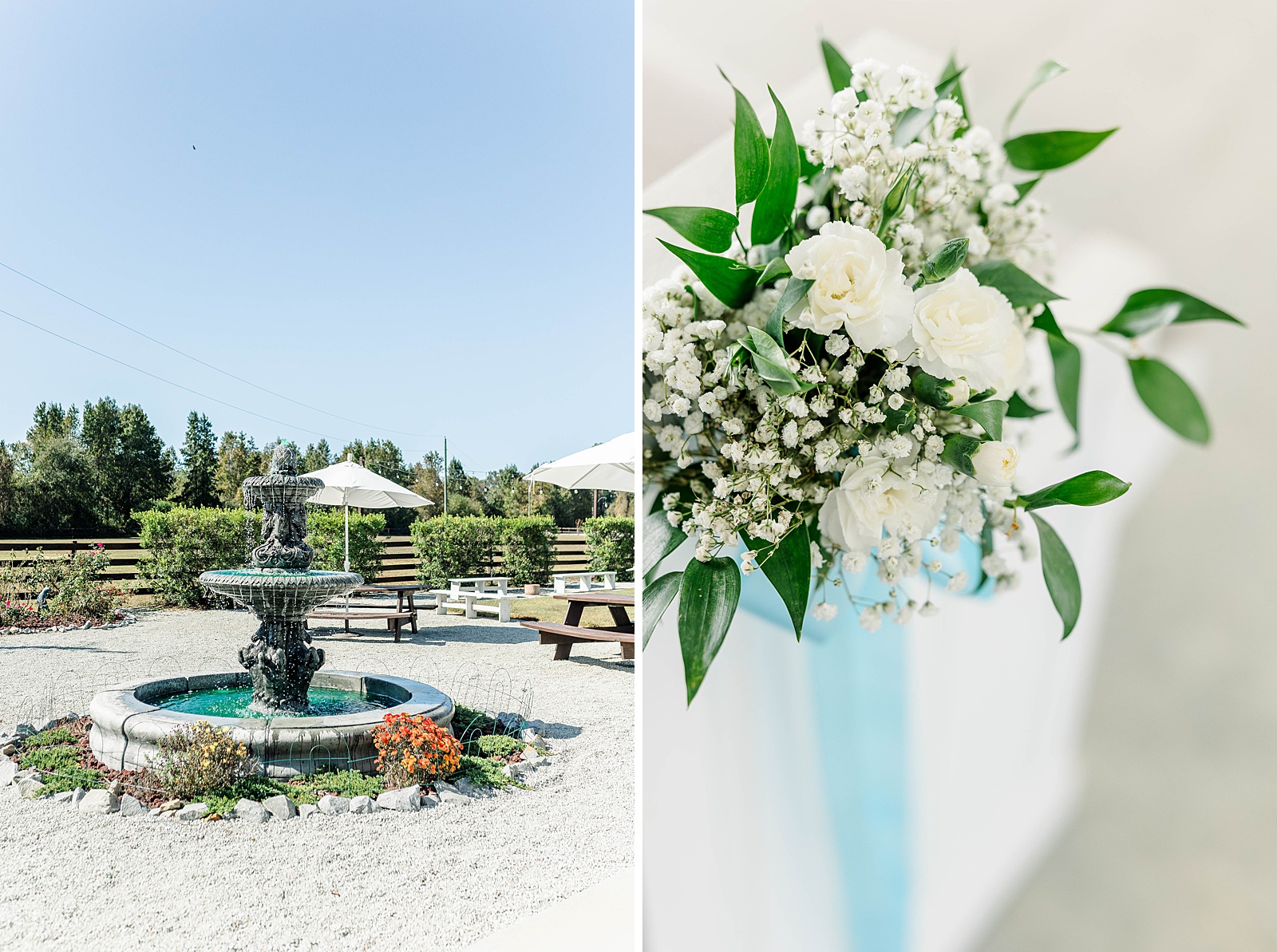 Details at The English Country Barn wedding venue in North Carolina 