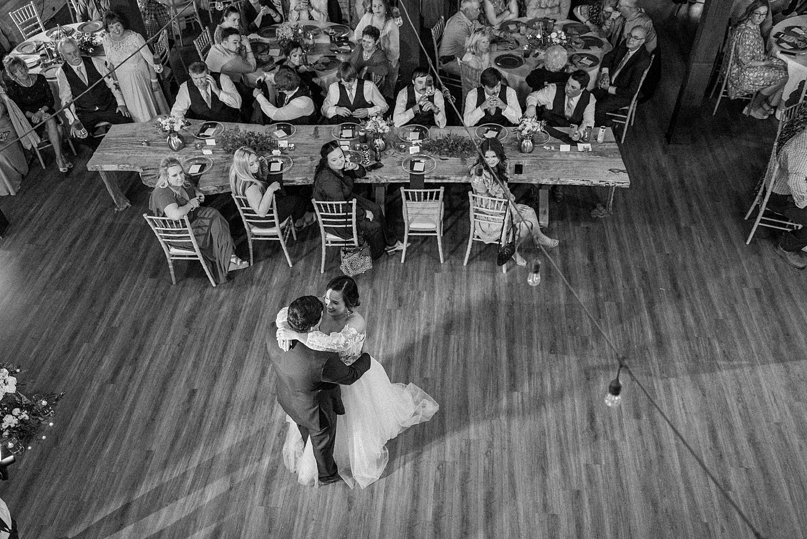First dance from the balcony of the English Country Barn. 