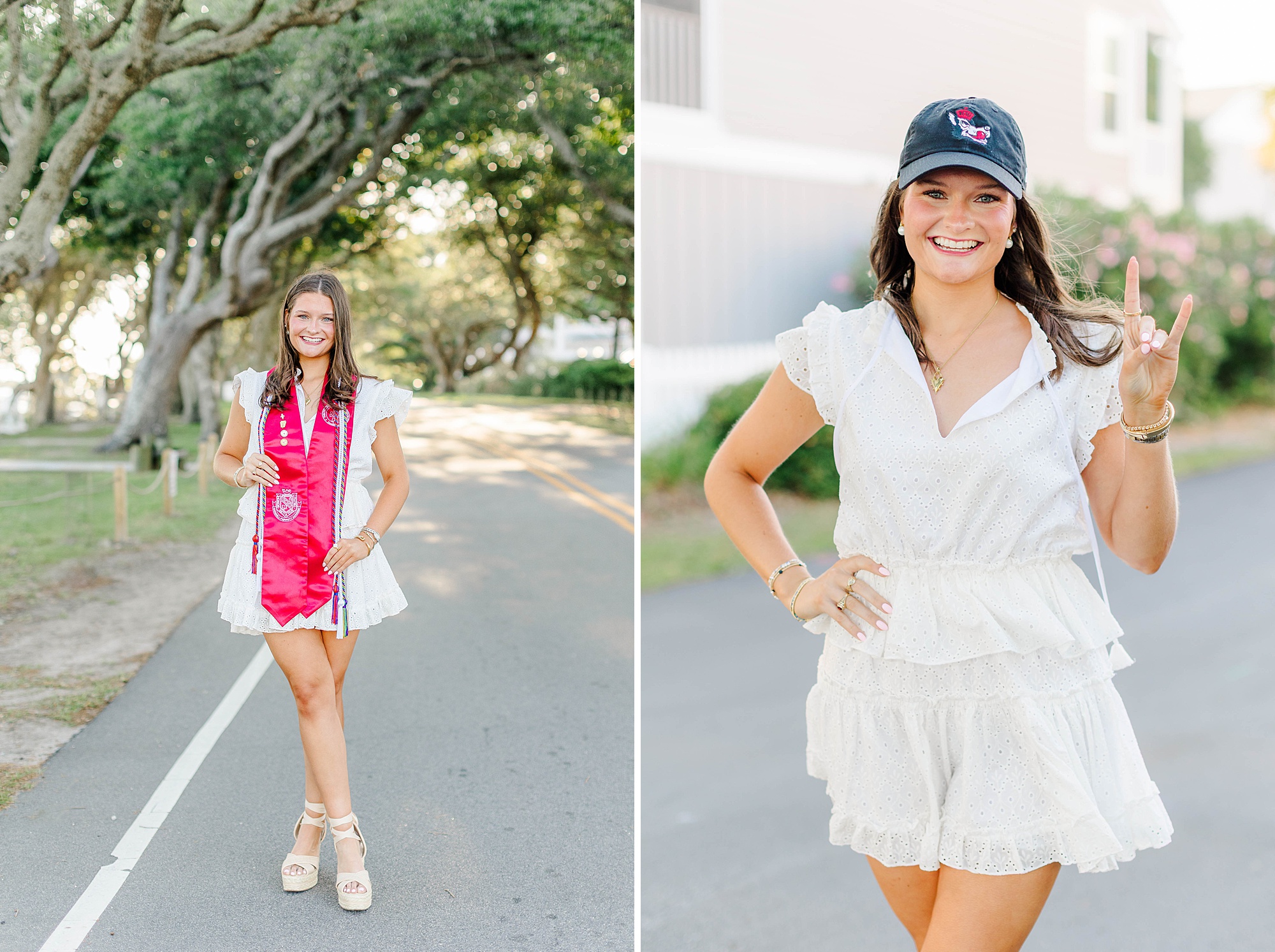 Graduation photos for senior year in Beaufort NC