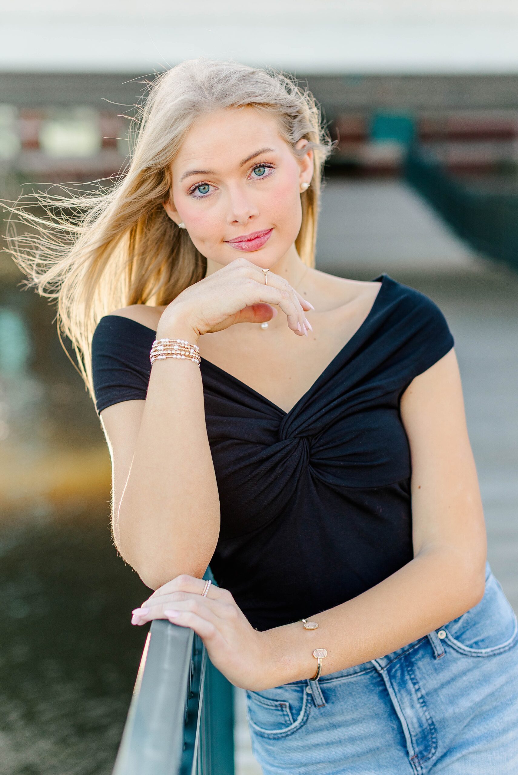 High school senior photos near Emerald Isle Beach 