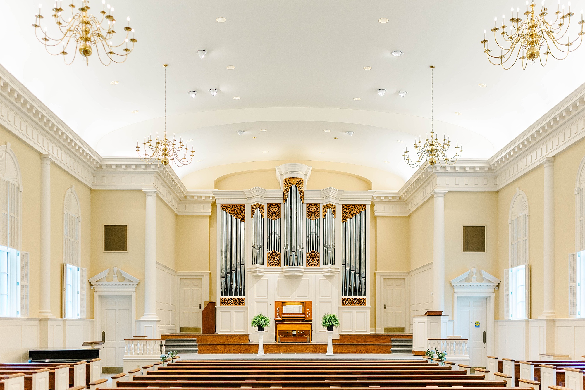 Inside the Meredith College Chapel