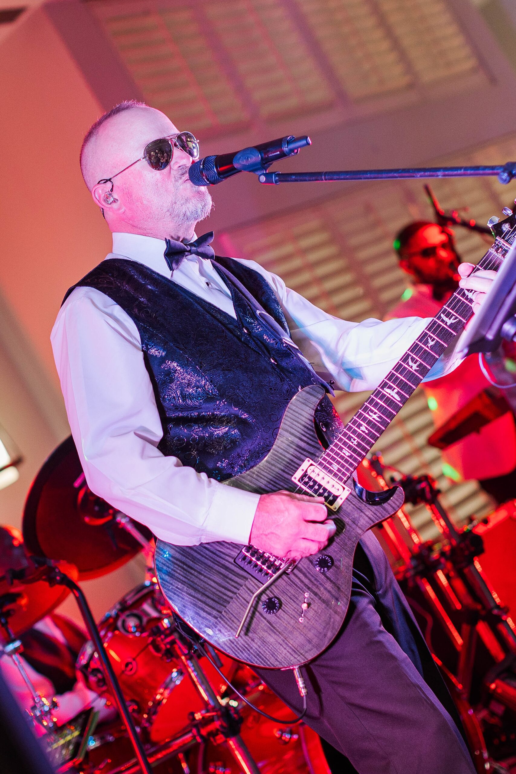 Band playing at wedding in Raleigh, NC